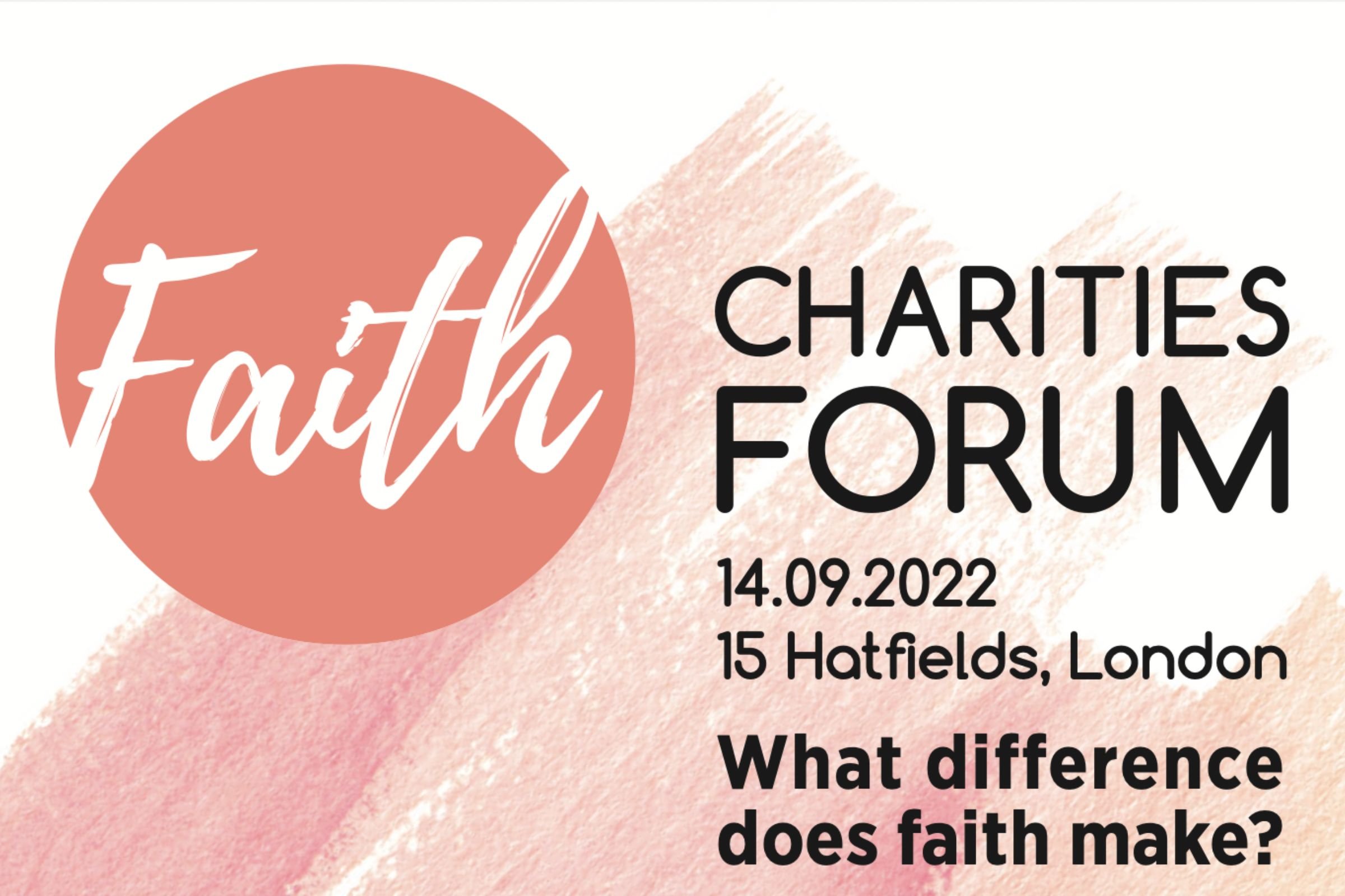 Faith Charities Forum 2022