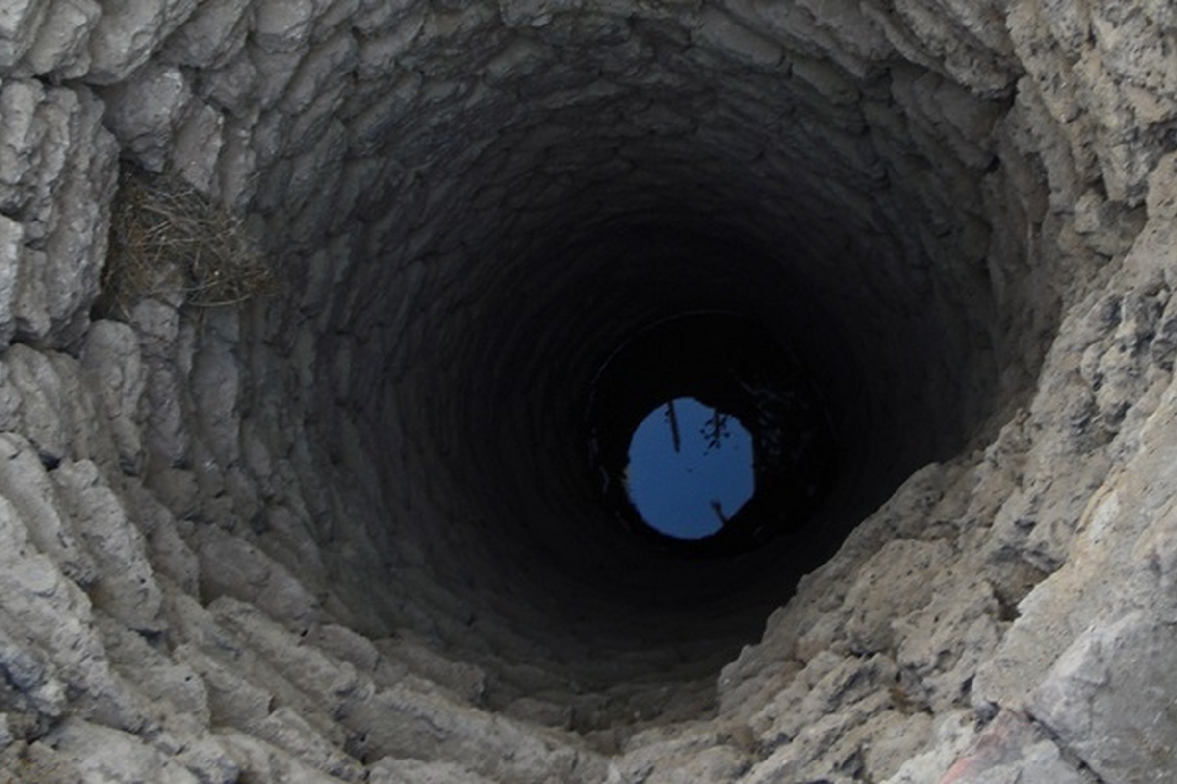 Looking down the well at the resurrection